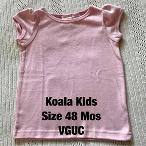 Koala Kids Size 48 months Pink Shirt